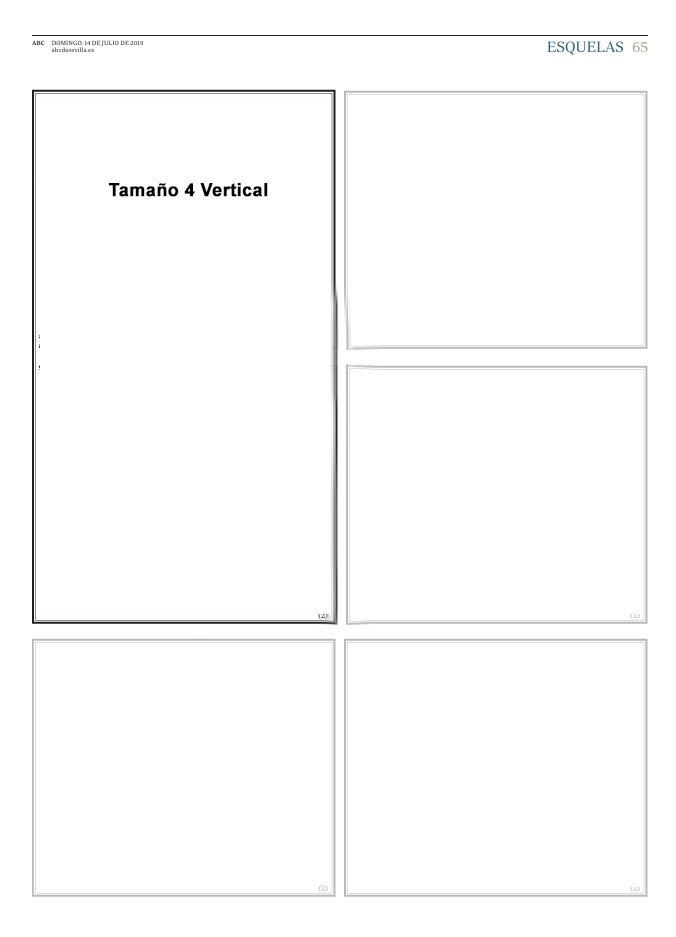 ABC Tamaño 4V